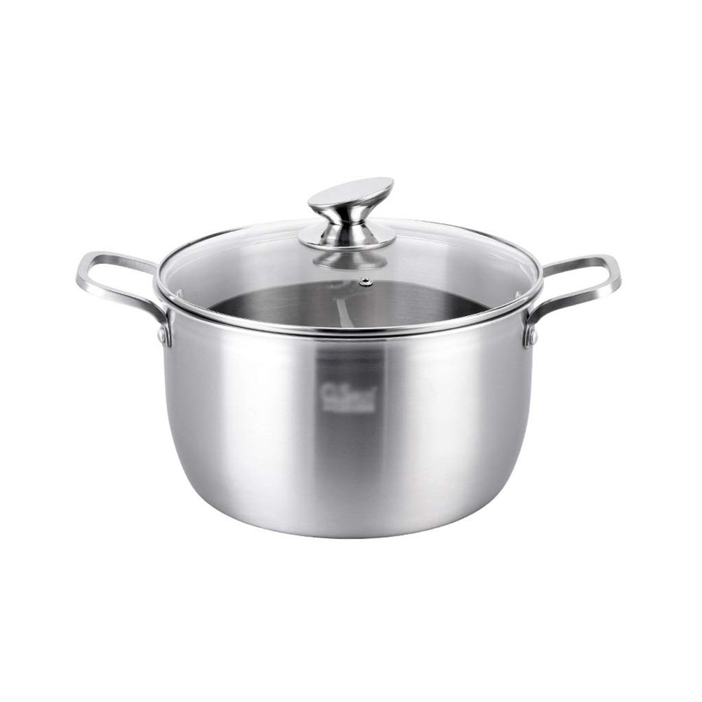Stainless Steel Stockpot with Lid, 6 Sizes