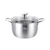 Stainless Steel Stockpot with Lid, 6 Sizes view 1
