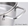 Stainless Steel Stockpot with Lid, 6 Sizes view 4