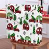 Treer Christmas Chair Back Covers, 4-Piece Set, Grid 05 view 3
