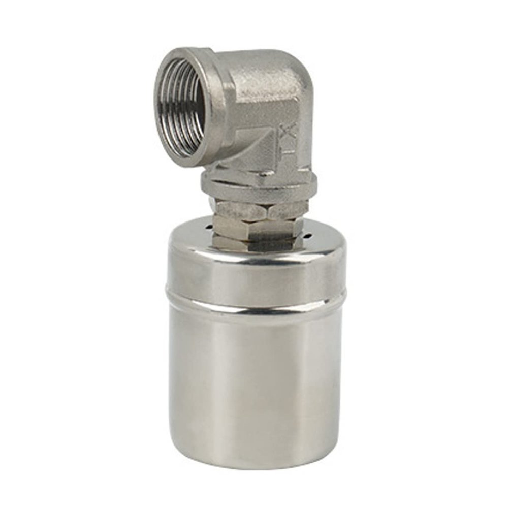 304 Stainless Steel Float Valve, 3/4-Inch Automatic Floating Ball Valve, Water Level Control Valve, Side Water Inlet, Water Tank Level Automatic Regulator, Water Flow