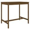 Iiaky Garden Table, Honey Brown, 121 x 82.5 x 110 cm, Solid Pine view 2