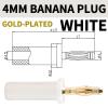 REIUAFWYGV Pure Copper Gold-Plated 4 mm Banana Lantern-Head Speaker Wire Terminals, M8, 20 Pieces view 2