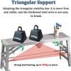 LYDBMYT Foldable Work Platform, Height-Adjustable Aluminum Step Ladder, Portable Scaffold view 4