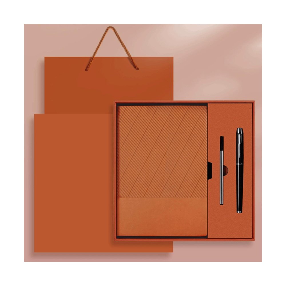 A5 Spiral-Bound Lined Notebook, Faux Leather, 200 Pages