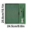 A5 Spiral-Bound Lined Notebook, Faux Leather, 200 Pages view 2