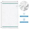 White Snowflake Microfiber Dish Towels, 2-Pack, 40 x 60 cm view 2