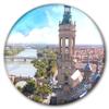Spain Magnet, Refrigerator Magnet, Sticker, Souvenir, Travel Glass view 1