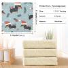 Mnsruu Microfiber Cleaning Cloths, Dachshund Dog Blue Laf, Reusable Dishcloths, 6-Pack view 4
