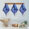 Mnsruu Microfiber Swedish Dishcloths, Leaf Blue Palm, Reusable, 6-Pack view 2