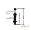 BADIKA Hydraulic Shock Absorber, Pneumatic-Hydraulic Buffer for AC1420/1425/2016/2020/2025/2050/2030 Models (AC2030-2, Medium Speed) view 2
