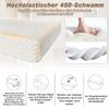 Lsjoaw Bench Cushion with 2 Straps, Washable Non-Slip Seat Pad, 180 x 40 x 5 cm, Cream view 3
