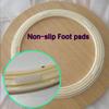 Wooden Lazy Susan Turntable for Dining Table, Light Walnut, 100 cm/39 in view 3