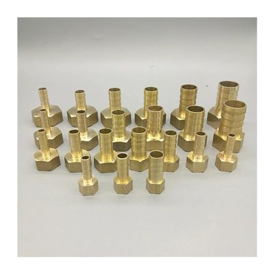 REIUAFWYGV 6mm Barb to 1/4" Female Thread Brass Hose Fitting Adapter