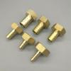 REIUAFWYGV 6mm Barb to 1/4" Female Thread Brass Hose Fitting Adapter view 2