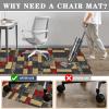 Chair Mat for Hard Floors and Carpet, 100 x 120 cm view 4