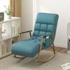 Modern Rocking Chair with Soft Padding and Side Pockets view 1