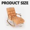 Modern Rocking Chair with Soft Padding and Side Pockets view 2