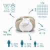 ggh Tavira Box | 6 x 50 g (300 g total) Cotton Yarn for Knitting or Crochet - 021 Sand Beige view 3