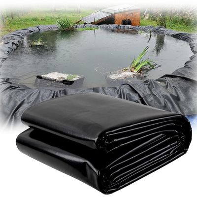 Durable Black Pond Liner, 2 m x 4 m, 0.12 mm Thick