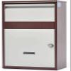 Generic Wall-Mount Parcel Delivery Box with Combination Lock, Large Outdoor Mailbox, Brown view 1