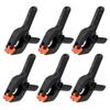 6 x Plastic Spring Clamps view 1