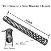 1 Pc 65Mn Compression Spring, 1.2 mm Wire Diameter, 16 mm Outer Diameter, 305 mm Length (1.2 × 16 × 305 mm) view 2