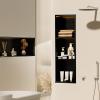 304 Stainless Steel 3-Tier Built-In Shower Niche, Black view 2