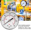 Pressure Gauge, Rear Connection, Transparent Cover, Durable Brass Components for Air, Water, Oil, Gas, 1/4 BSPT Dial (0–30 psi, 0–2 bar) view 3