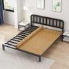 Bamboo Bed Board, Roll-Up Mattress Support with Wooden Slats view 2