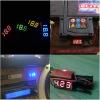 2-Pack 0.28-Inch Mini Digital Voltmeters, DC 2.4–30V, Red and Blue view 3