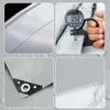 YANFEILI Waterproof PVC Fabric Tarp, 0.5 × 38.5 m, 520 g/m², Gray view 2