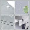 YANFEILI Waterproof PVC Fabric Tarp, 0.5 × 38.5 m, 520 g/m², Gray view 3