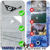 YANFEILI Waterproof PVC Fabric Tarp, 0.5 × 38.5 m, 520 g/m², Gray view 4