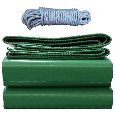YANFEILI Waterproof Tarp, 6 x 8 m, 520 g/m², Green