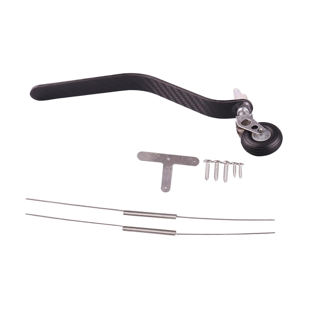 LOVIVER Carbon Fiber Tailwheel Landing Gear Kit for 85–100cc RC Airplanes