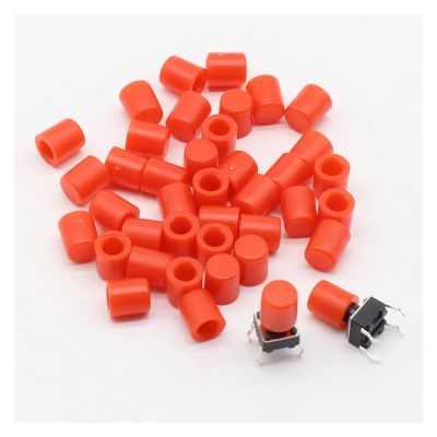 REIUAFWYGV 100-Piece Cap Set for 6 × 6 mm G61 Tactile Push Button Switches