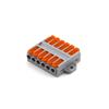 Quick-Docking Electrical Wire Connectors, Push-In Terminal Blocks, 6 mm², LED Wiring, M3 Screws with Base (6-Pack, One Size) view 3