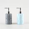 FUHAI-666 Ceramic Soap Dispenser, Irregular Design, 350 ml, Gray view 2