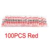 REIUAFWYGV 100-Piece Solder Seal Heat-Shrink Butt Connectors, Red view 2