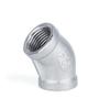 BYLSAGWHT 1/8"–4" NPT Female 45° Elbow Connector Coupler, 201/304/316 Stainless Steel Pipe Fitting (BSPT, SS304, 2") view 1