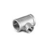 BYLSAGWHT Female Thread Reducing Tee, 304 Stainless Steel, DN40–DN25 view 1