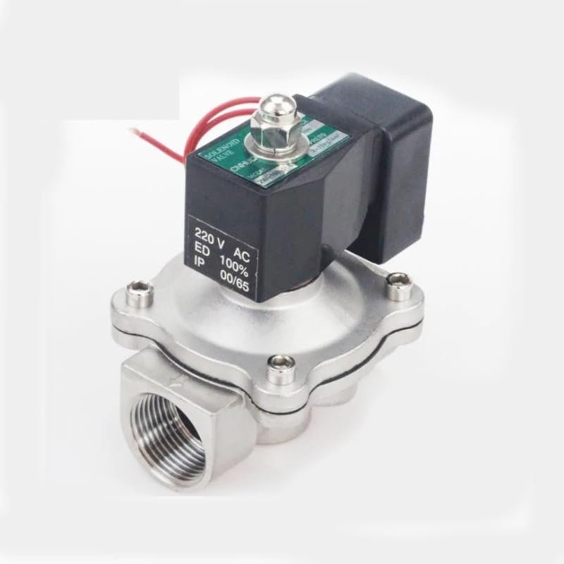 REIUAFWYGV 2-Inch Normally Closed Solenoid Valve, Stainless Steel