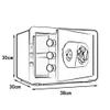 OLLREUWYHD Steel Security Safe, Fireproof and Waterproof, with Dual Dial and Key Lock Protection view 2