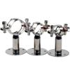 BYLSAGWHT 1-Piece Stainless Steel Water Pipe Bracket with Base, PVC Pipe Clamp, OD 19–219 mm, Height 45–100 mm (159 mm-L45 mm) view 2
