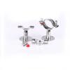 BYLSAGWHT 1-Piece Stainless Steel Water Pipe Bracket with Base, PVC Pipe Clamp, OD 19–219 mm, Height 45–100 mm (159 mm-L45 mm) view 3