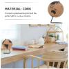 Cork Desktop World Globe with Stand for Home and Office view 3