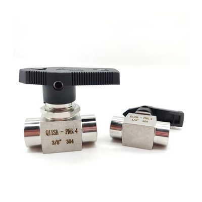 BYLSAGWHT 304 Stainless Steel High-Pressure Female-Thread Ball Valve, 1/2 in, G