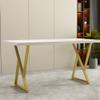 X-Frame Metal Table Legs, 2-Pack, Gold, 55 × 72 cm view 2