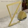 X-Frame Metal Table Legs, 2-Pack, Gold, 55 × 72 cm view 4